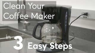 How to Clean a Coffee Maker in 3 Steps  Consumer Reports [upl. by Cosma]