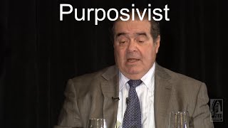 Purposivist thinking  Antonin Scalia [upl. by Ellek657]