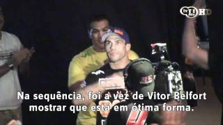 Adversário de Vitor Belfort aparece 5 quilos acima do peso [upl. by Vetter]