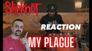 EL ESTEPARIO SIBERIANO SLIPKNOT  MY PLAGUE  DRUM COVER REACTION [upl. by Marjana]