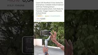 Best Budget 3 axis Gimbal stabilizer For Smartphonemobilephone In 2023 india [upl. by Nnylatsyrc]