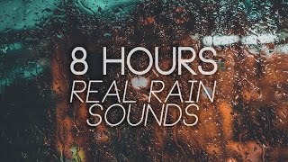 Real Rain Sounds With Undisturbed Sleep For 8 Hours  Black Screen [upl. by Ellenehc]