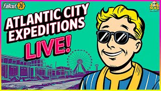 🎃Live Fallout 76 Atlantic City Expeditions Fastest Runs on YouTube fallout76 fallout [upl. by Eeslehc]