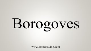 How To Say Borogoves [upl. by Jairia250]