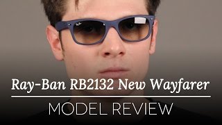 RayBan RB2132 New Wayfarer Sunglasses Review [upl. by Cobby]