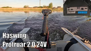 Haswing Protruar 20 24V valties variklio testas naudojant LiitoKala 24V 80Ah LiFePO4 akumuliatorių [upl. by Ttennaej929]