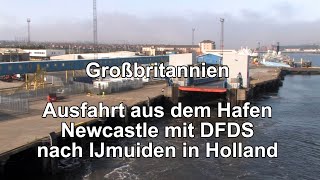 Ausfahrt aus dem Hafen Newcastle England [upl. by Arze199]