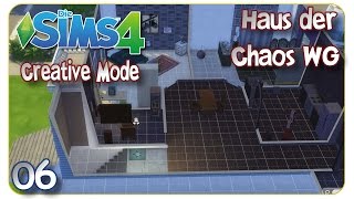 Die Sims 4  Creative Mode Haus der Chaos WG 06 Der Grundriss steht [upl. by Aisset]