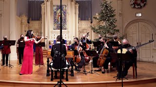 Bach  Violin Concerto in A minor BWV 1041  full Rachell Ellen Wong  Voices of Music 8K original [upl. by Aurel]