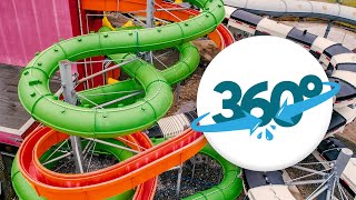 360° VR All Water Slides at AquaMagis Plettenberg in Virtual Reality [upl. by Loydie349]