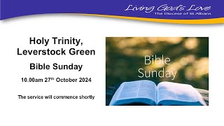 Bible Sunday 27th October 2024 [upl. by Valaria72]