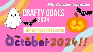 craftygoals2024 The October Edition [upl. by Atsyrt375]