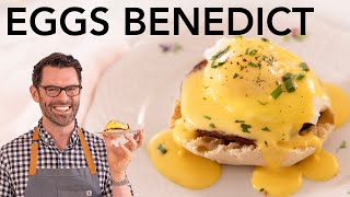 Easy Eggs Benedict Recipe [upl. by Biddick]