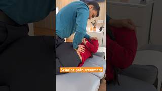 Sciatica pain chiropractic treatment trending shortfeed trend [upl. by Odraude]