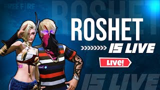 QUEEN ROSHET❤️FREE FIRE LIVE RANK PUSH GOLD TO GRANDMASTER 🔥🔥🔥 freefire freefireclips [upl. by Nylecyoj]