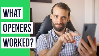 9 Tinder Openers That Got Replies  Freestyle Mode [upl. by Nahsin]