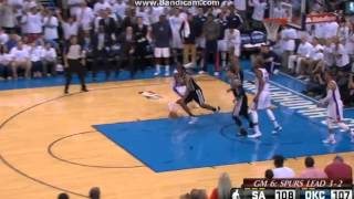 Kawhi Leonard Blocks Russell Westbrook With the Clutch Block [upl. by Atsocal]