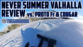 Never Summer Valhalla Review vs Cougar and Proto Fr [upl. by Efar842]