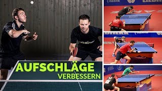 Tischtennis Aufschläge verbessern  Trainingslager Frankreich [upl. by Oscar]