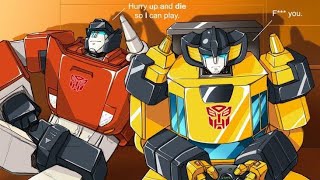 Sideswipe Sunstreaker Mirage and Airachnid Test [upl. by Enirehtahc]