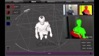 Skanect 10 Tutorial  Quick Self Scan [upl. by Tila]