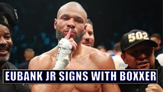 CHRIS EUBANK JR SIGNS WITH BOXXER CANELO NEXT Full report amp analysis [upl. by Olracnaig735]