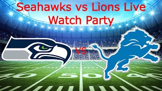 Seahawks vs Lions Live Play by Play and Reaction [upl. by Zachery150]