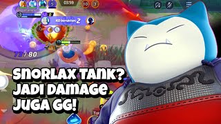 Snorlax Tank Jadi Damage Juga GG  Pokemon Unite Moments [upl. by Beberg]