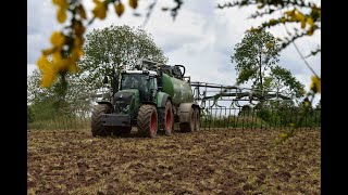 Epandage de lisier 2018 l Fendt 927 amp Mauguin 20 000L l CUMA La Travailleuse l  DJIGOPRONIKON [upl. by Dulcine]