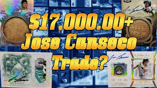 17000 MONSTER Trade Jose Canseco Supercollectors do a HUGE deal [upl. by Aicercul]