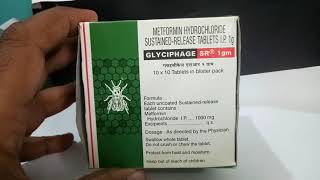 Glyciphage 1000 MG Tablet SR  Uses Dosage Side Effects Price [upl. by Dud270]