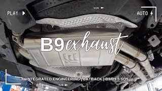 IE CATBACK EXHAUST  B995 AUDI SQ5 [upl. by Neerroc]