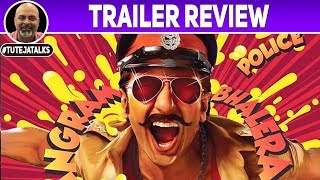 Simmba Trailer Review  Ranveer Singh Sara ali khan Rohit Shetty TutejaTalks [upl. by Alegnaed]