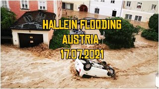 Hallein Flooding in Austria  07172021 [upl. by Colleen120]