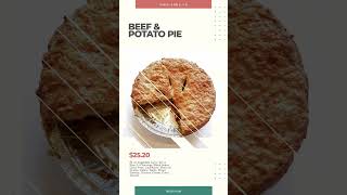 Try Out Our Beef amp Potato Pie [upl. by Annairol]