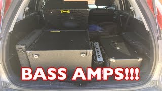 BASS AMPS  Ampeg V4B Gallien Krueger 400RB Distressor Schroeder [upl. by Retsim]