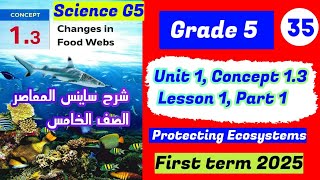 Protecting Ecosystemsciencegrade5Unit 1Concept 13Lesson 1 Part 1 ساينسخامسةابتداءى [upl. by Horace]