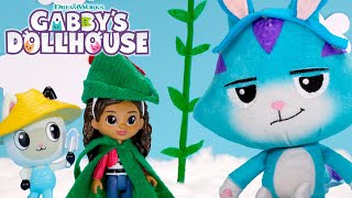 🎋 Gabby amp The Beanstalk Story Time 📖 With PillowCat 🌱  GABBYS DOLLHOUSE TOY PLAY ADVENTURES [upl. by Limaa]