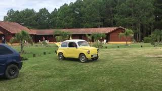 Auto con motor de moto 125 fiat 600 parte 4 [upl. by Ledairam18]