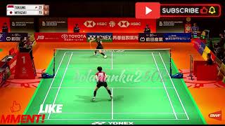 Gregoria Mariska TUNJUNG INA vs Tomoka MIYAZAKI JPN Kumamoto Masters Japan 2024 [upl. by Seamus]