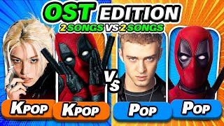 KPOP vs POP OST Edition ✨ Save One Drop One  Kpop Quiz 2024  KMusic Quiz [upl. by Otxilac]