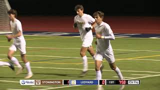 Stonington boys soccer closes season with 31 win over Ledyard [upl. by Sheeree]