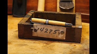 Sarullo Pens Turning an Old Pine Box into a Stunning Heirloom Pen [upl. by Sredna]