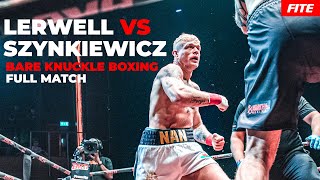 WHAT A WIN KO  Daniel Lerwell vs Szymon Szynkiewicz bkb boxing bareknuckle [upl. by Farlie27]