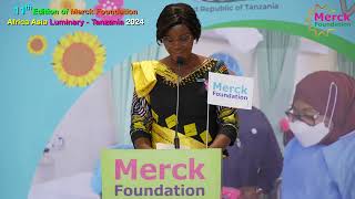 Gabon FL HE Madam ZITA OLIGUI NGUEMA Speech  11th Merck Foundation Africa Asia Luminary 2024 [upl. by Lucia]