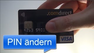 PIN ändern  Comdirect Visa Card [upl. by Stinson]