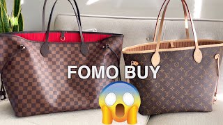 Louis Vuitton Neverfull GM vs MM Comparison Review  FOMO Story Time  Whats in My Bag  Mod Shots [upl. by Lanti]