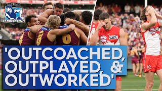 The panel unpacks Brisbanes DEMOLITION of Sydney and what it means for Longmire  Sunday Footy Show [upl. by Piscatelli686]