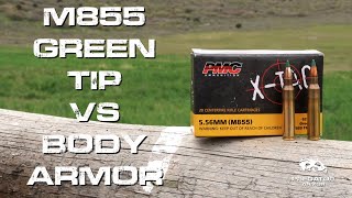 M855 Green Tip Vs Body Armor  Predator Armor [upl. by Bernstein]