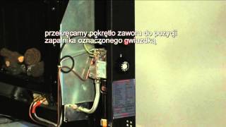 Instrukcja odpalania piecyka gazowego H5w4 LCD Sun Beam [upl. by Notsecnirp]